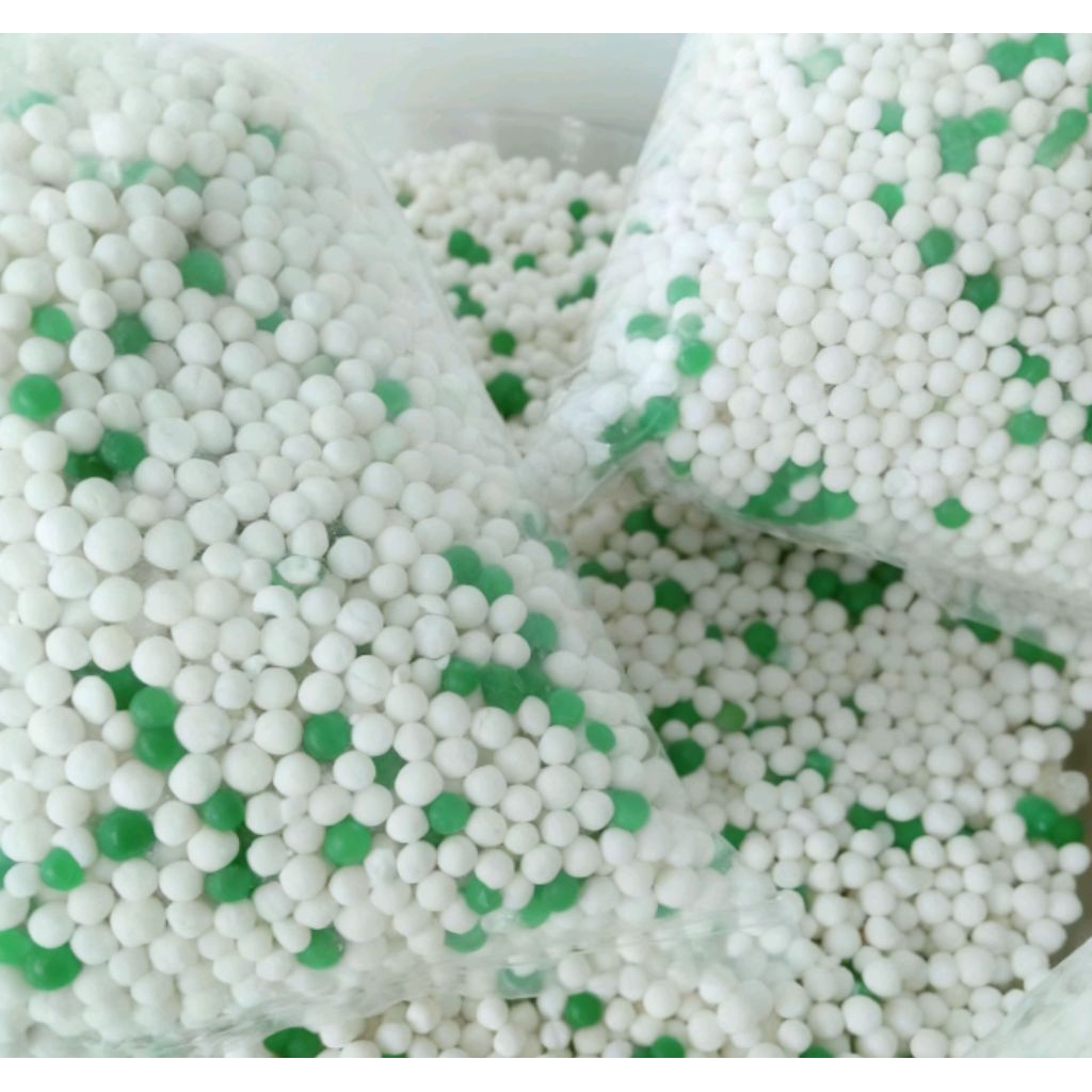 500 g sagu mutiara putih hijau /pacar cina