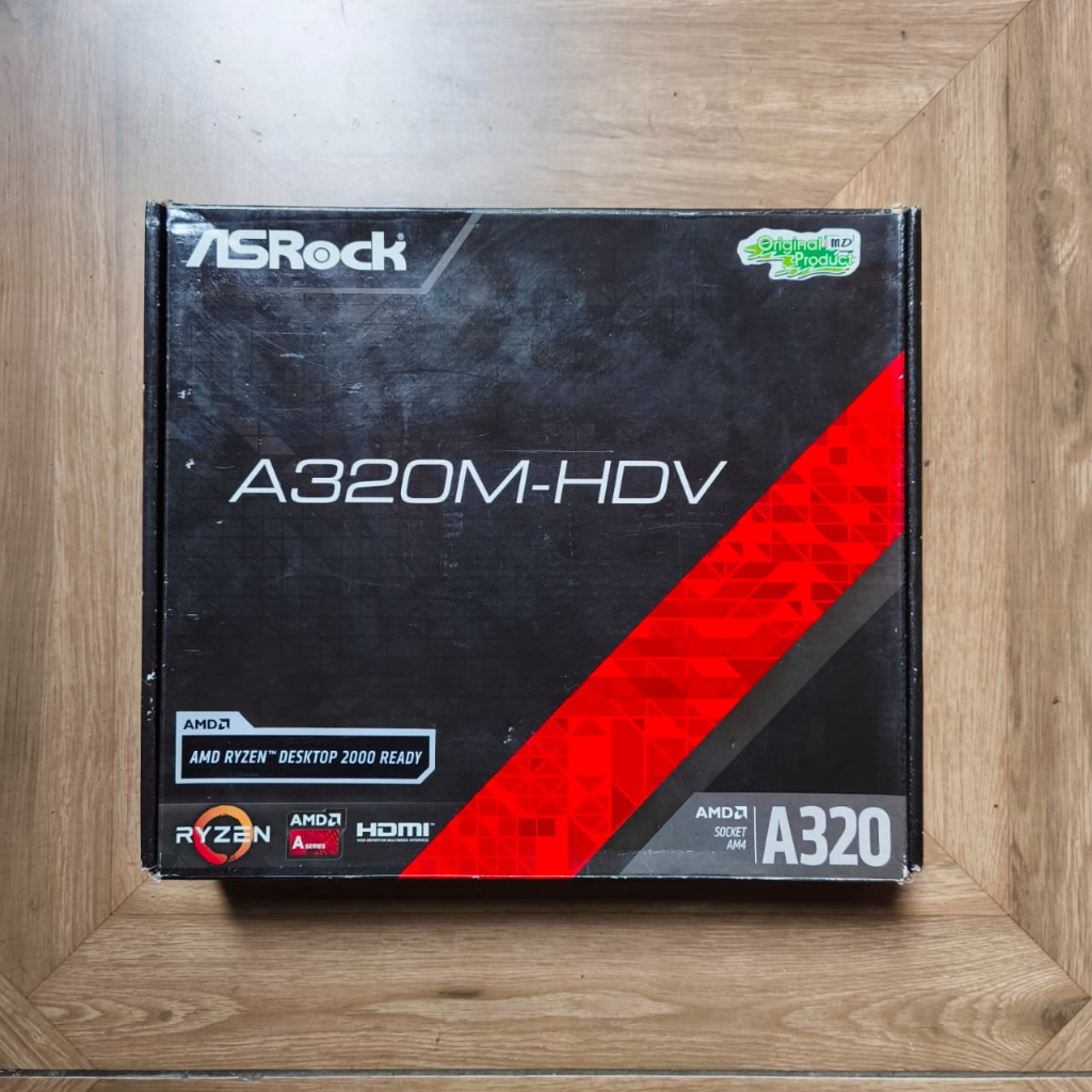 Asrock A320m HDV Box (Motherboard AMD Ryzen AM4)