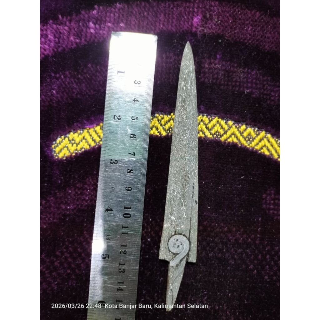 Raza Tumpang Batu Lapak Pamor 12,5 cm