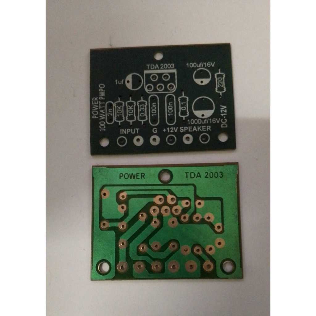 PCB POWER TDA 2003 100 WATT PMPO