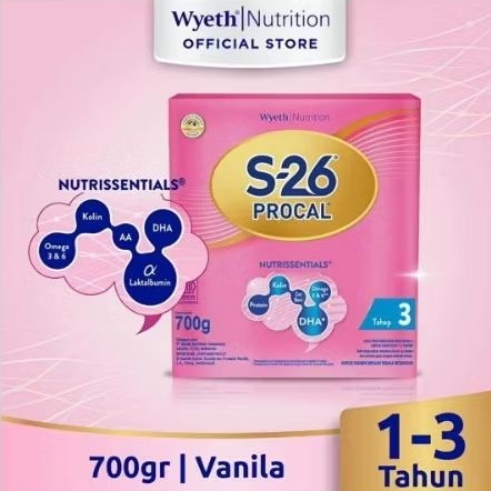 S26 Procal Gold Tahap 3 (1-3thn) Vanilla 700gr