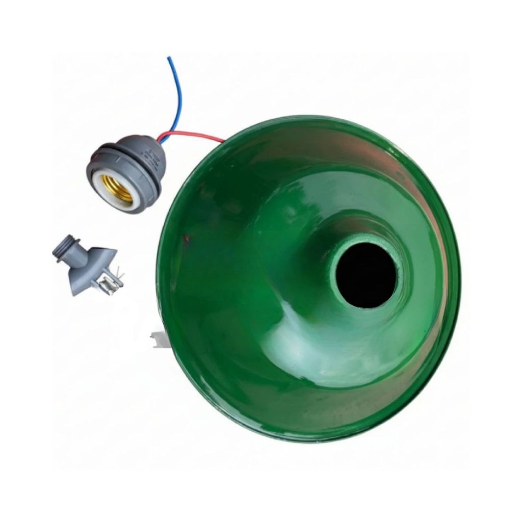 Tiang Lampu Jalan PJU Fullset 2m 3m - Tiang Lampu Taman Kap Fitting E27 Anti Badai