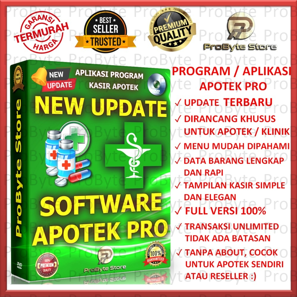 Software Apotek Pro Kasir Penjualan Apotik SID Toko Farmasi Klinik Aplikasi Dokter Terbaru Permanen 