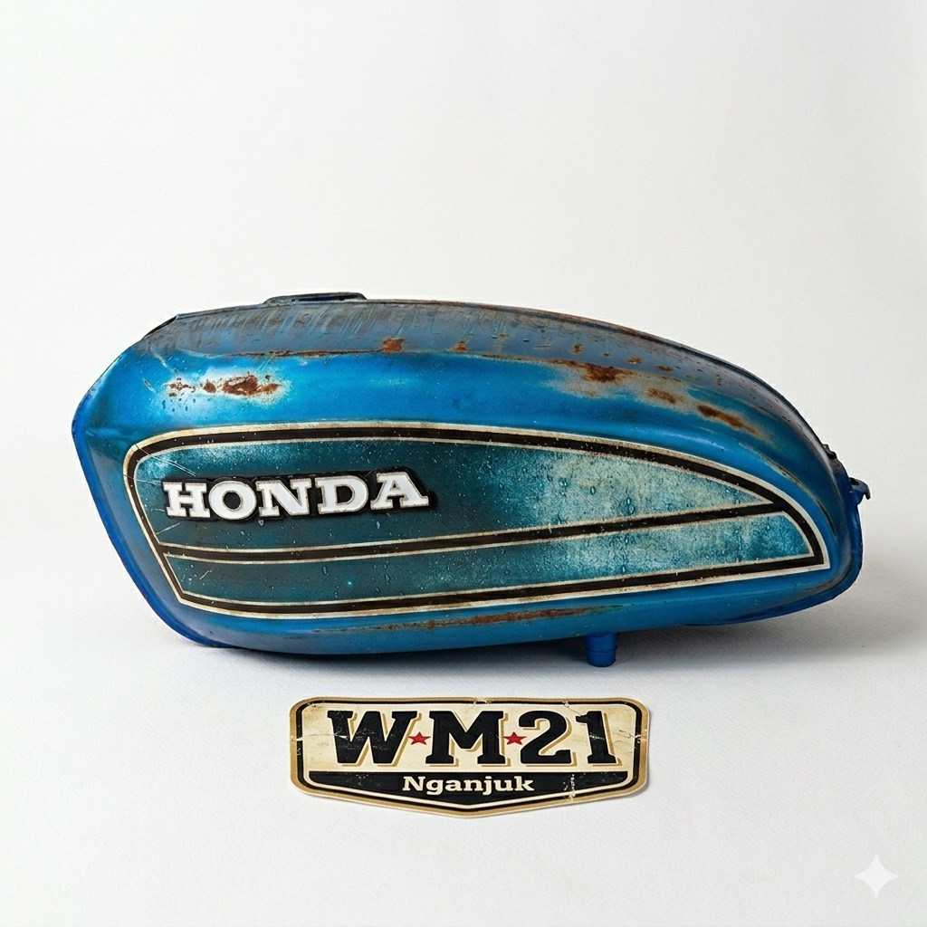 TANGKI CB125 SULTAN PART CAT BLADUS ORIGINAL ORIAN TENGKI CB 125 100 ori biru