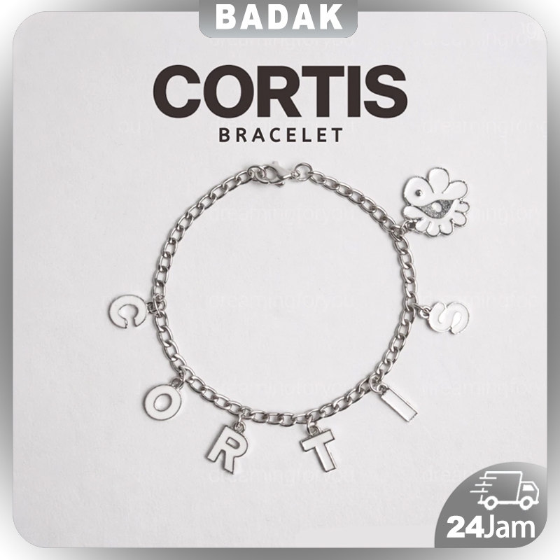 Gelang CORTIS Chain  - Cortis Bracelet- Fanmade Aksesoris Kpopers Korea Stainless Steel Anti Karat