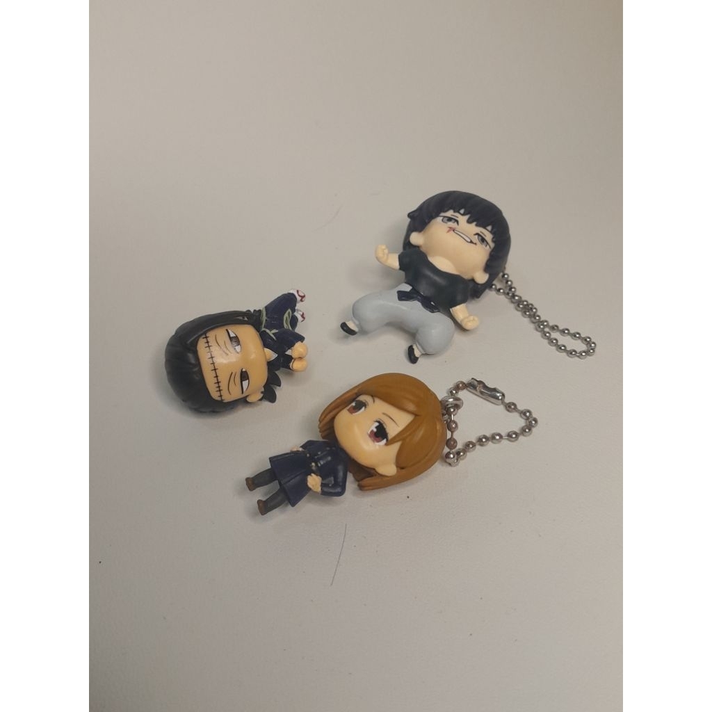 [Official] Keychain Figure Anime Jujutsu Kaisen Toji Fushiguro Nobara Kenjaku Geto