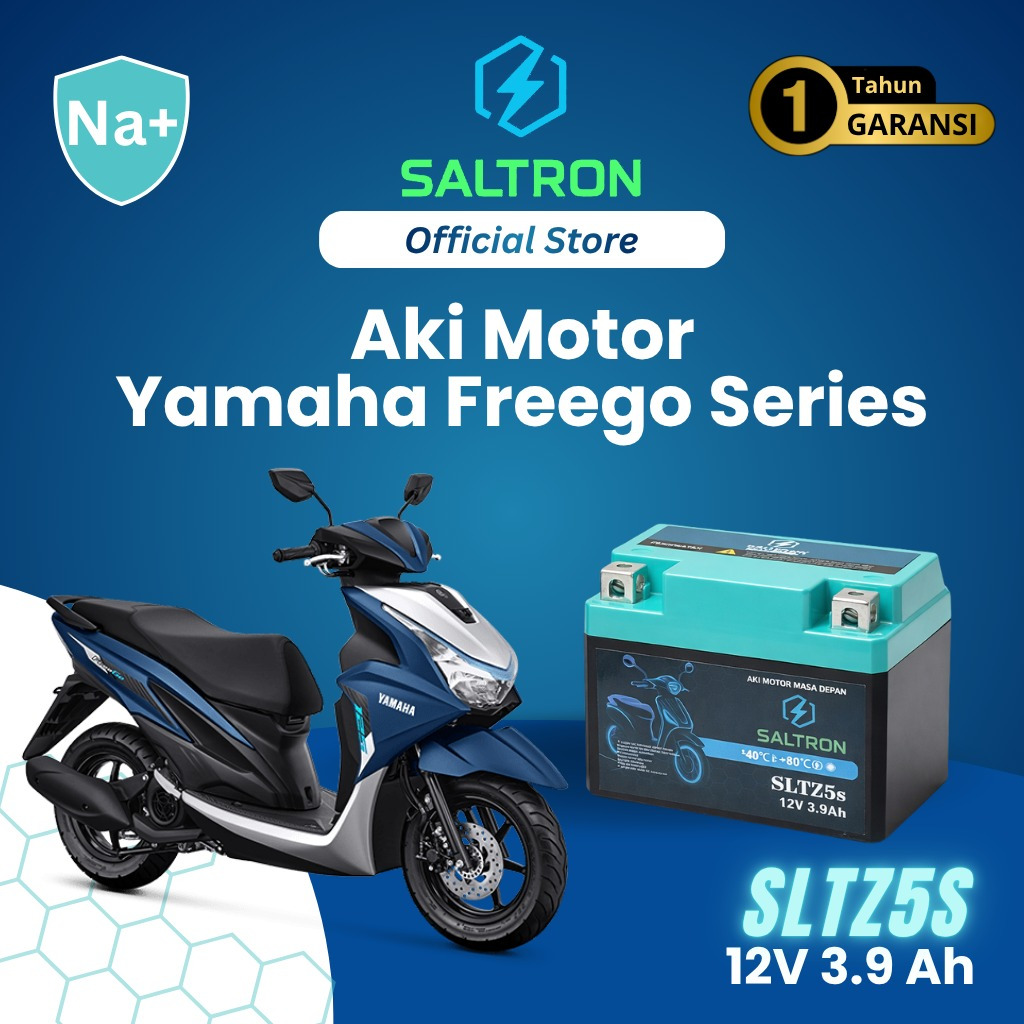 SALTRON BATTERY AKI MOTOR FREEGO SLTZ5S