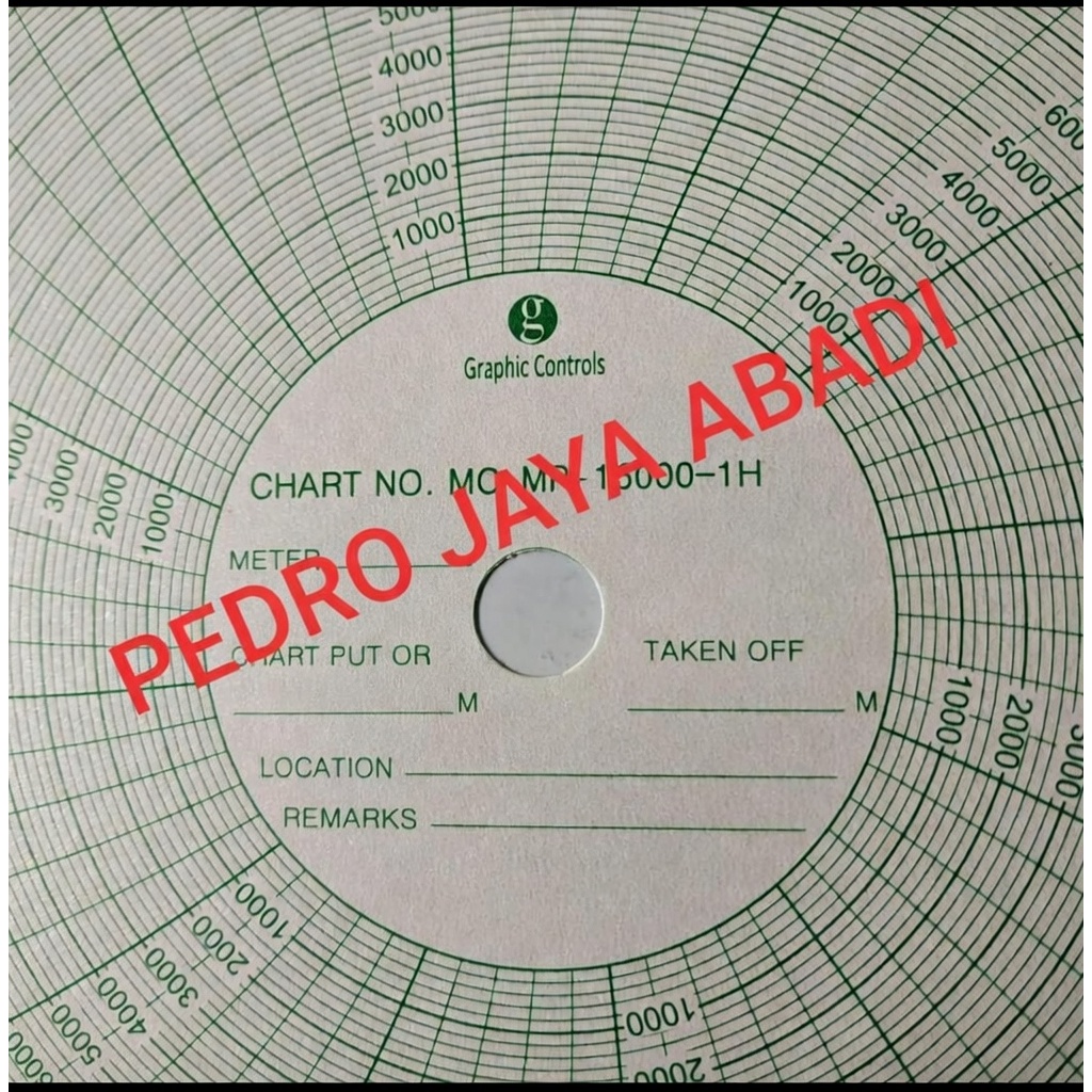Barton  Chart / Recording Charts Barton Graphic Controls MC MP - 4500