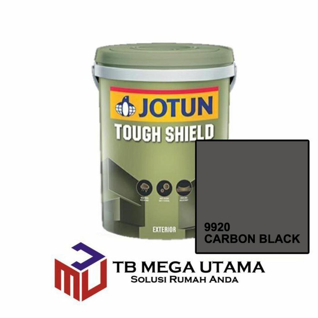 Jotun Toughshield 9920 Carbon Black 3,5 Liter | C | Cat Decorative Tembok Eksterior