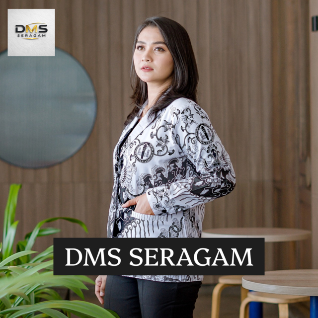 Batik PGRI Pria Wanita Terbaru lapisan furing bahan bsw atasan PGRI Model Blazer baju PGRI Pakaian B