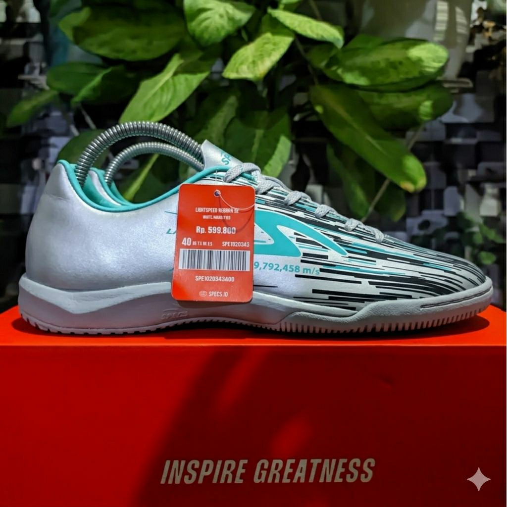 Lightspeed Reborn Silver Black Aqua IN New (BNIB)