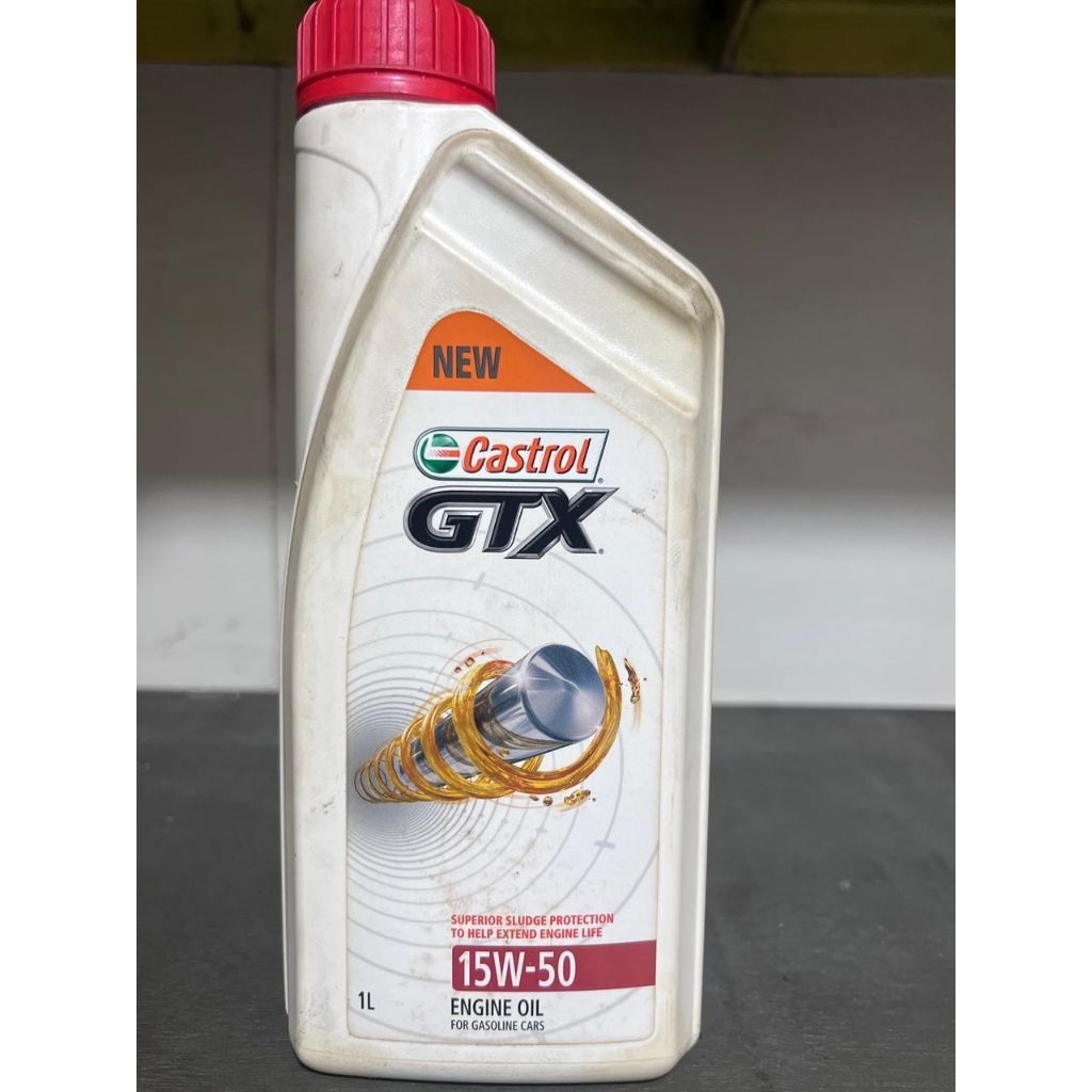 Oli Castrol GTX 15W-50 Kemasan 1 Liter