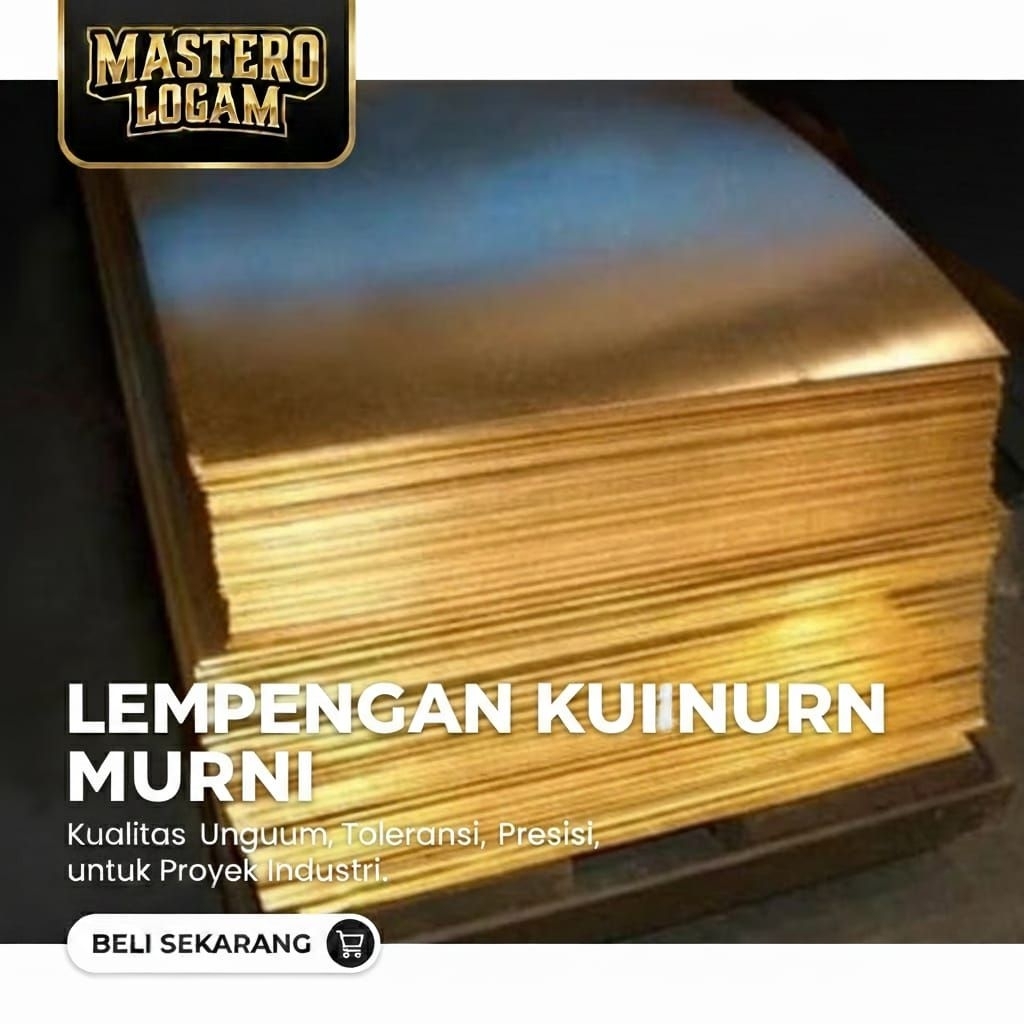 plat kuningan 5mm x 60mm x 60mm