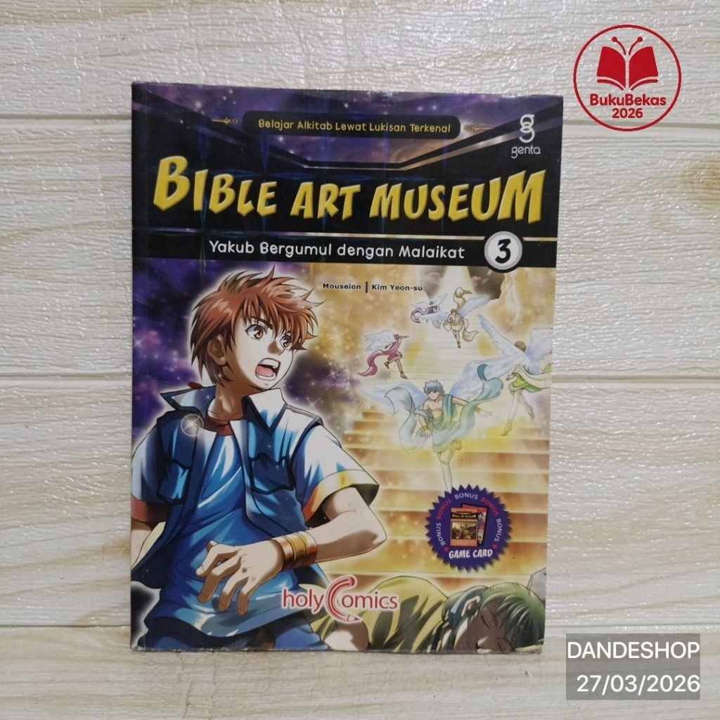 Bible Art Museum #3 Yakub Bergumul Dengan Malaikat - belajar Alkitab lewat lukisan terkenal holycomi