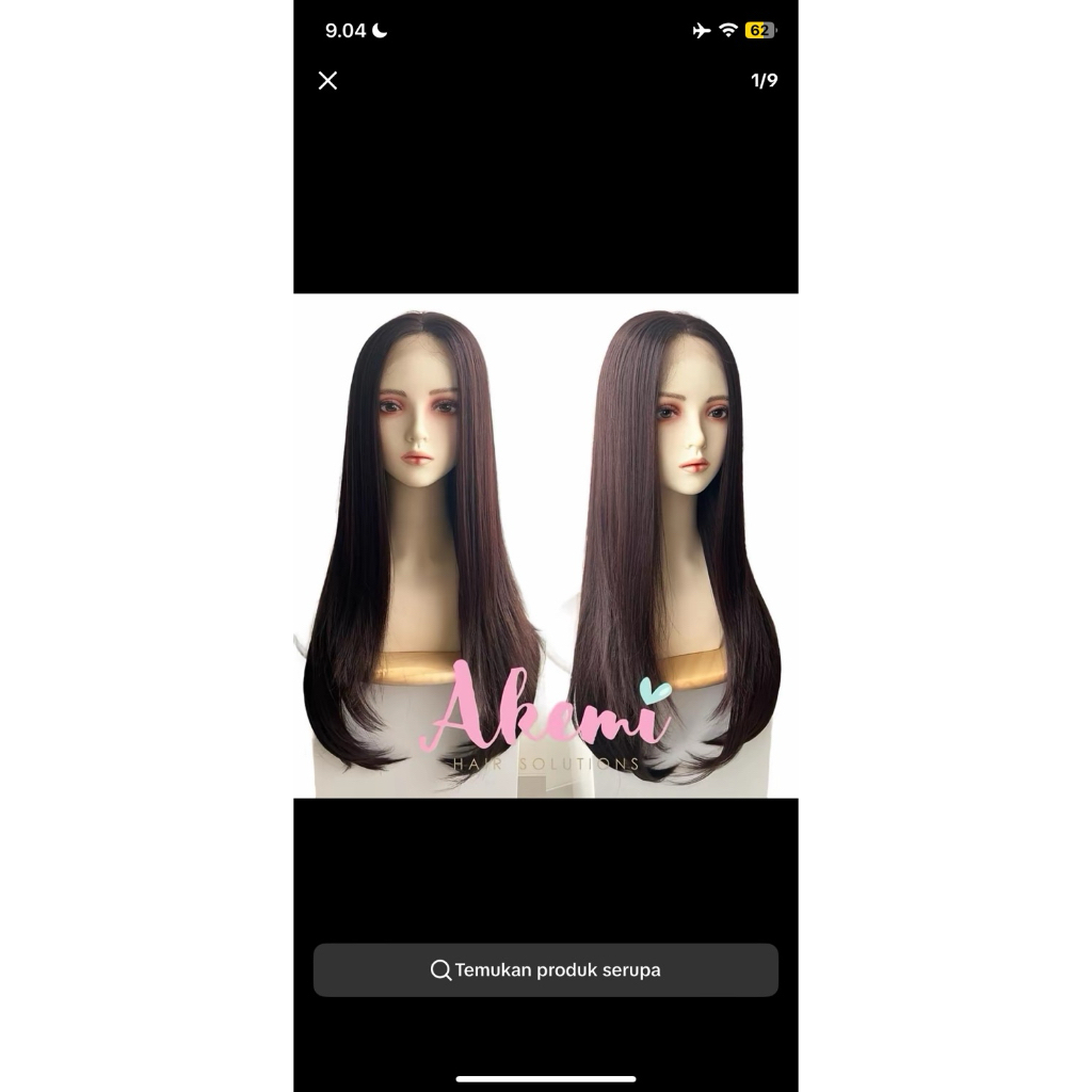 preloved lace wig akemi marcella