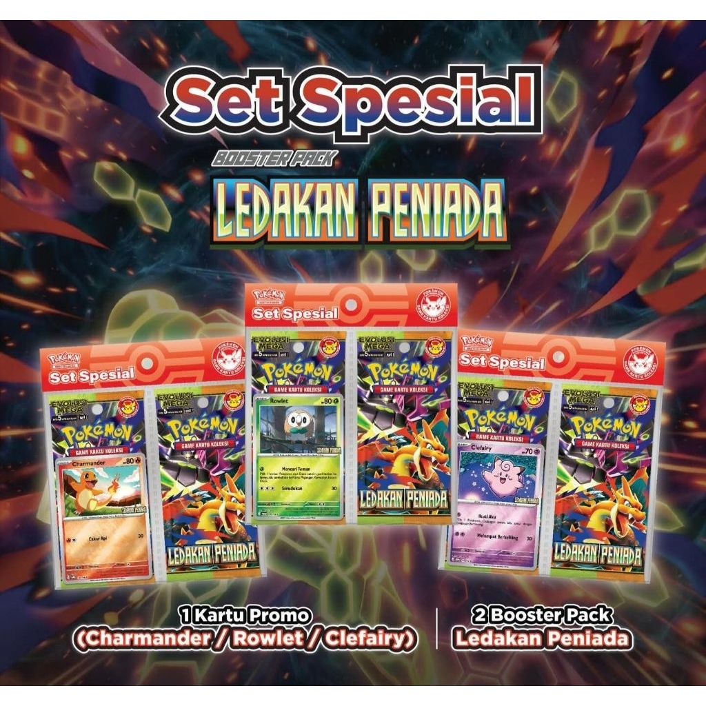 Pokemon Ledakan Peniada Set Special - Kartu Pokemon Indonesia