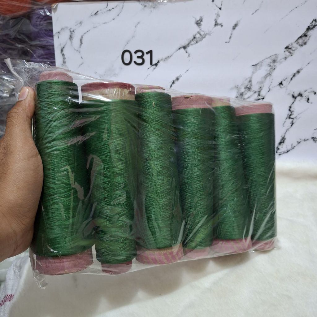 6pcs BENANG OBRAS / BENANG OBRAS POLYESTER / BENANG OBRAS KECIL / BENANG OBRAS MURAH / ALAT JAHIT