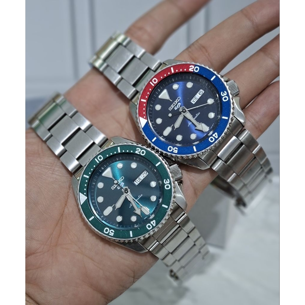 Jam Tangan Seiko Original Second Fullset Automatic Berbagai Varian (Pepsi Hulk SKX SRPD)
