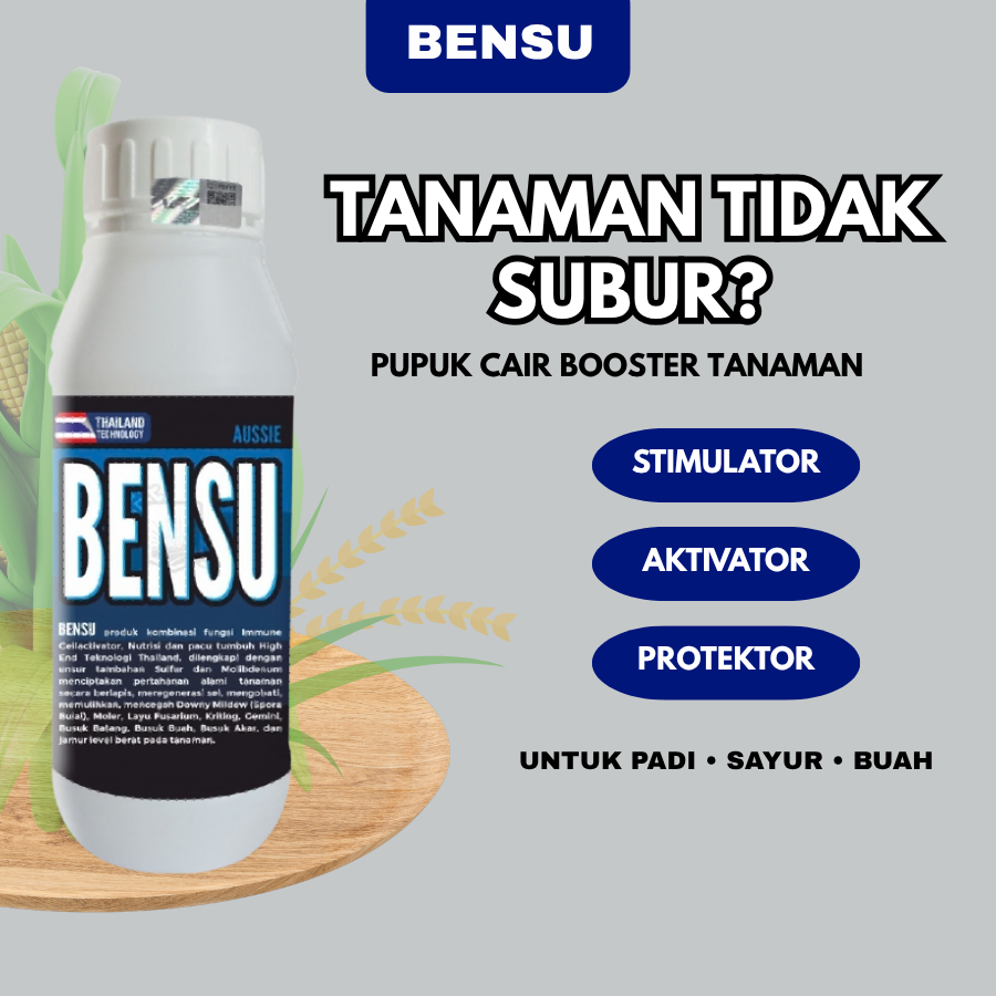 BENSU  – Stimulator Aktivator & Obat Moler Bawang – Bantu Pulihkan Akar & Umbi Bawang Rusak