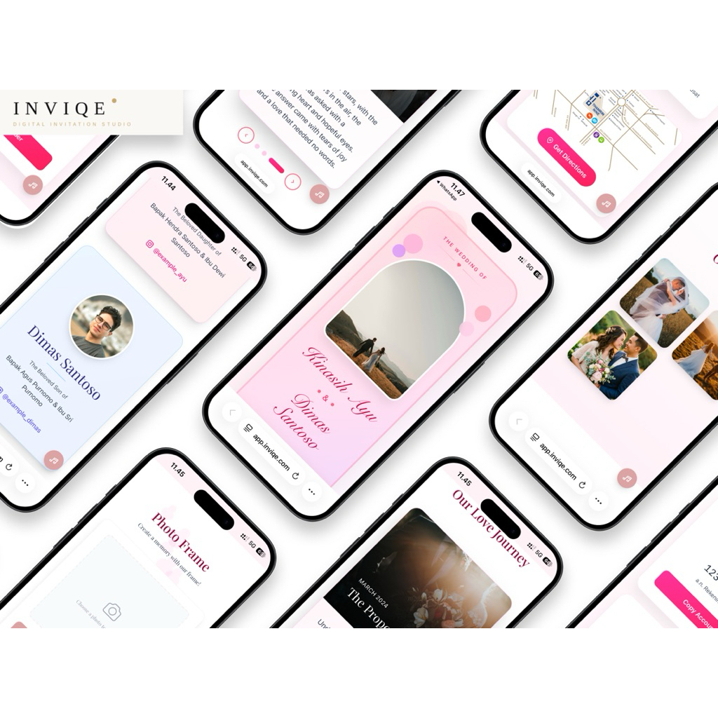 Undangan Digital WA Premium | E-Invitation Website | Wedding Pernikahan  | Ulang Tahun