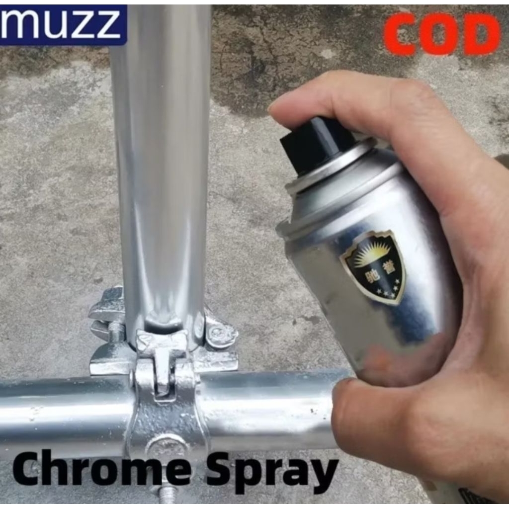 Cat Semprot Chrome 350ml Cat semprot Sapporo berlapis krom