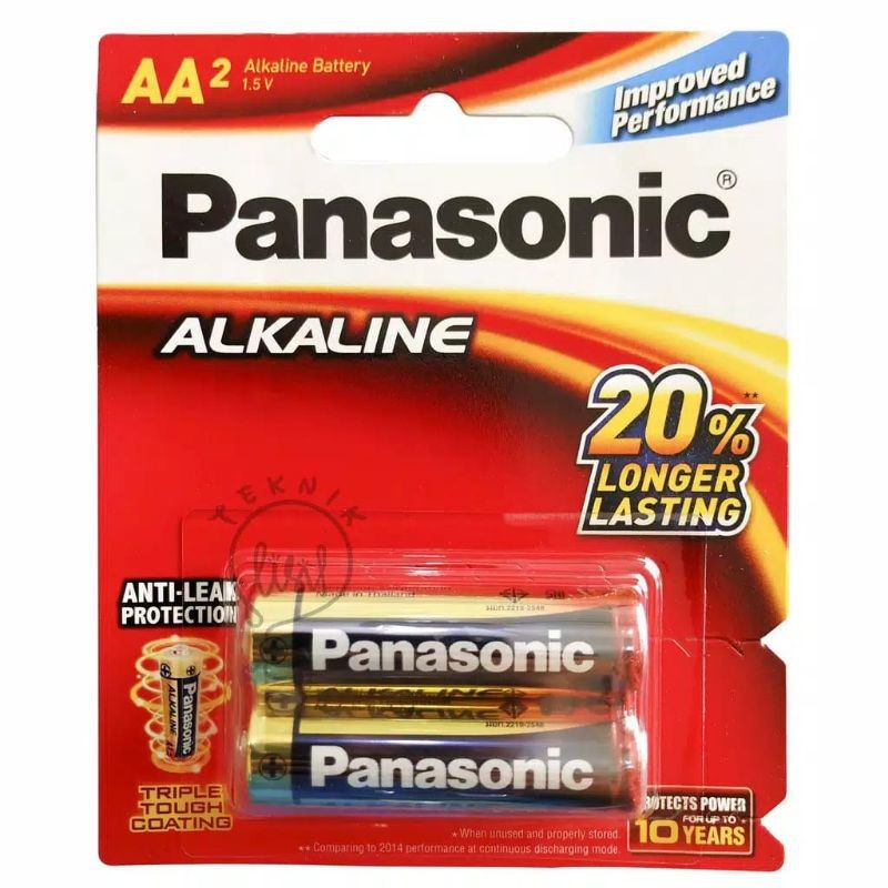 Baterai Alkaline Panasonic AA