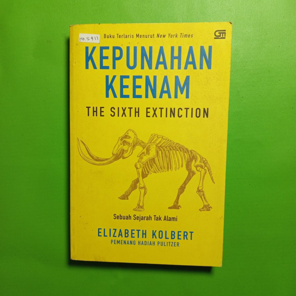 ORIGINAL Buku Kepunahan Keenam (The Sixth Extinction) - Elizabeth Kolbert