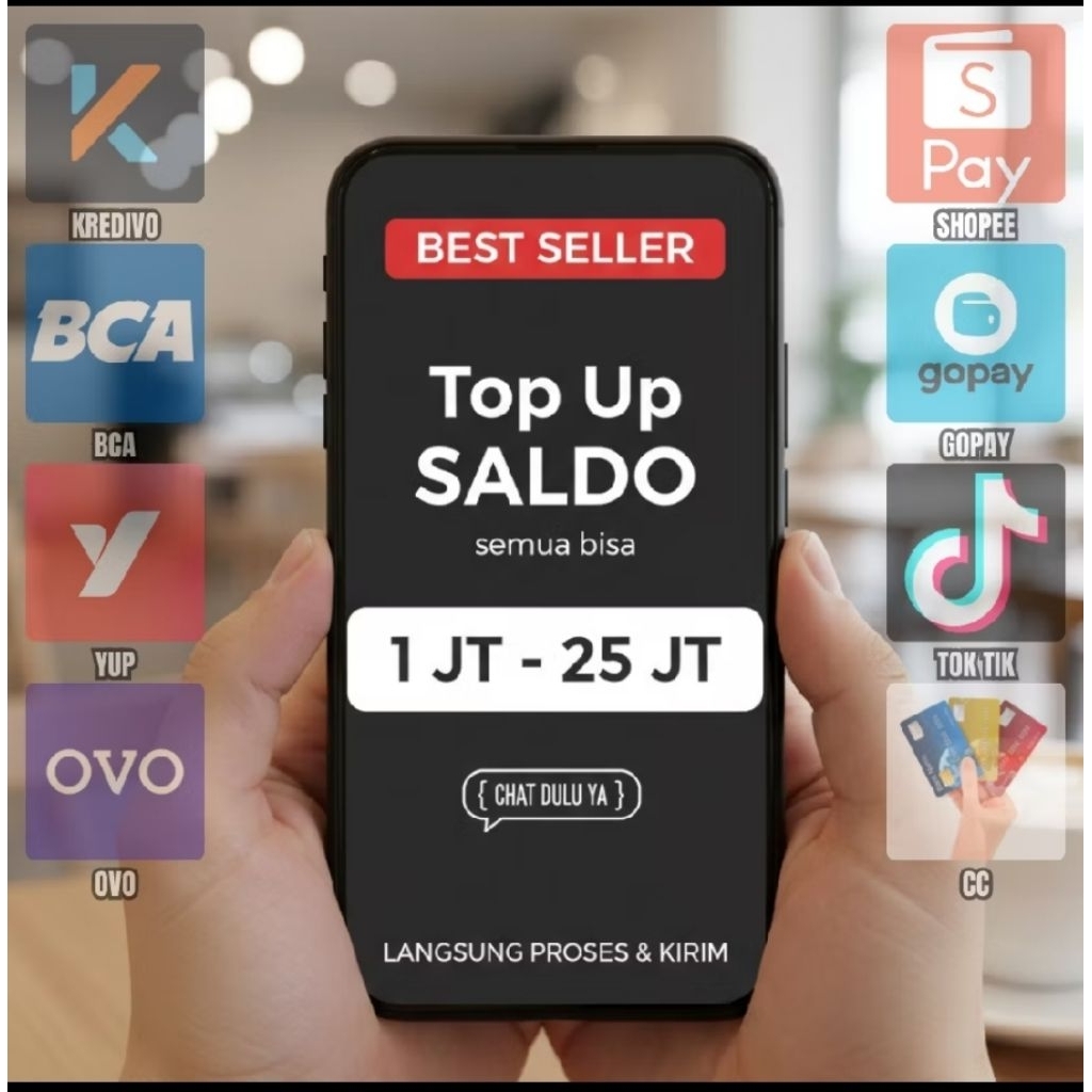 TERMURAH TOPUP SALDO/PULSA REGULER TRANSFER INDOSAT 500k SAMPAI 25.000k