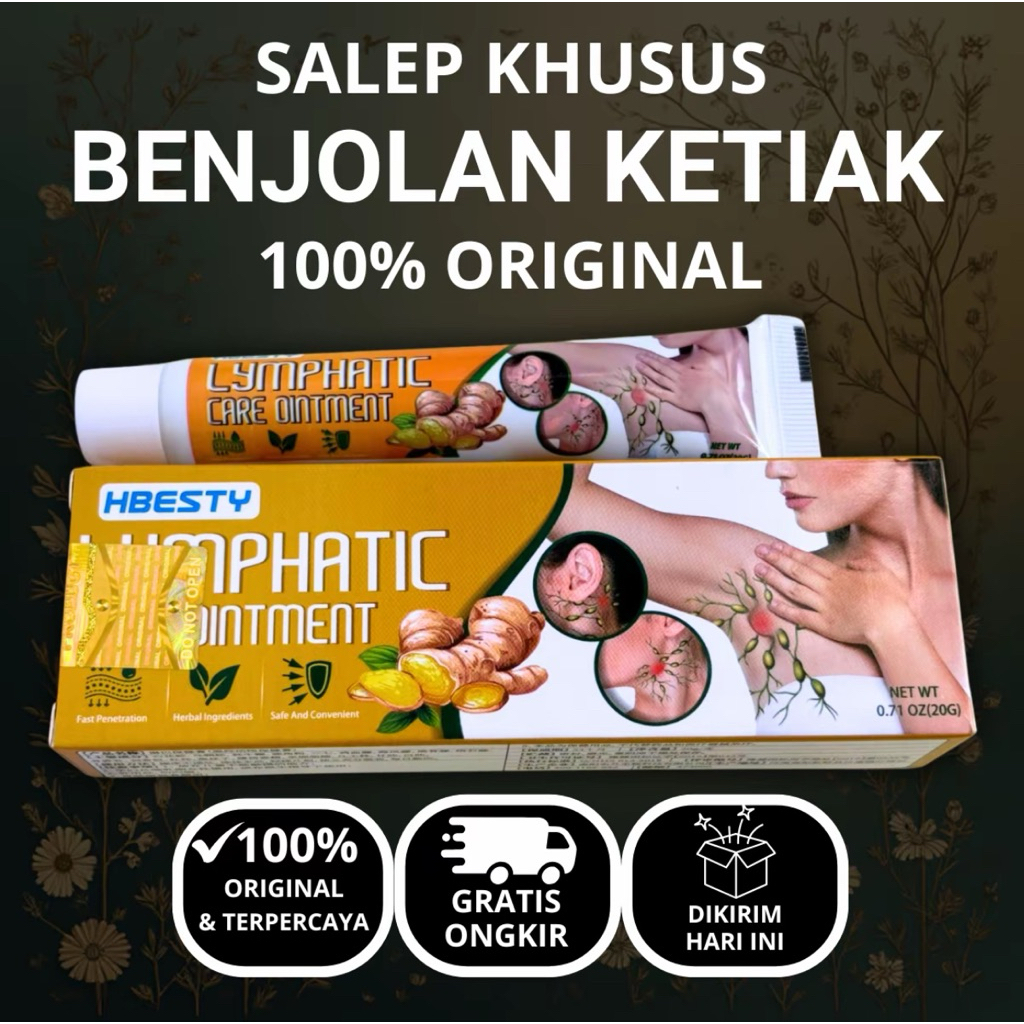[Lymphatic Care Ointment]  Salep Benjolan Ampuh / Obat Benjolan di Leher / Cream Benjolan di Ketiak