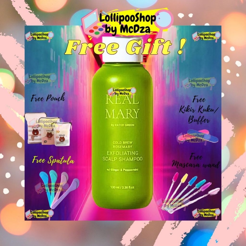 LollipooShop - RATED GREEN Real Mary Exfoliating Scalp Shampoo.