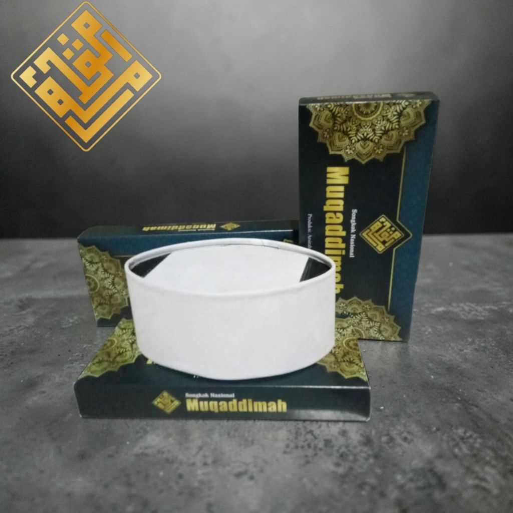 peci Songkok kopiah nasional putih dewasa