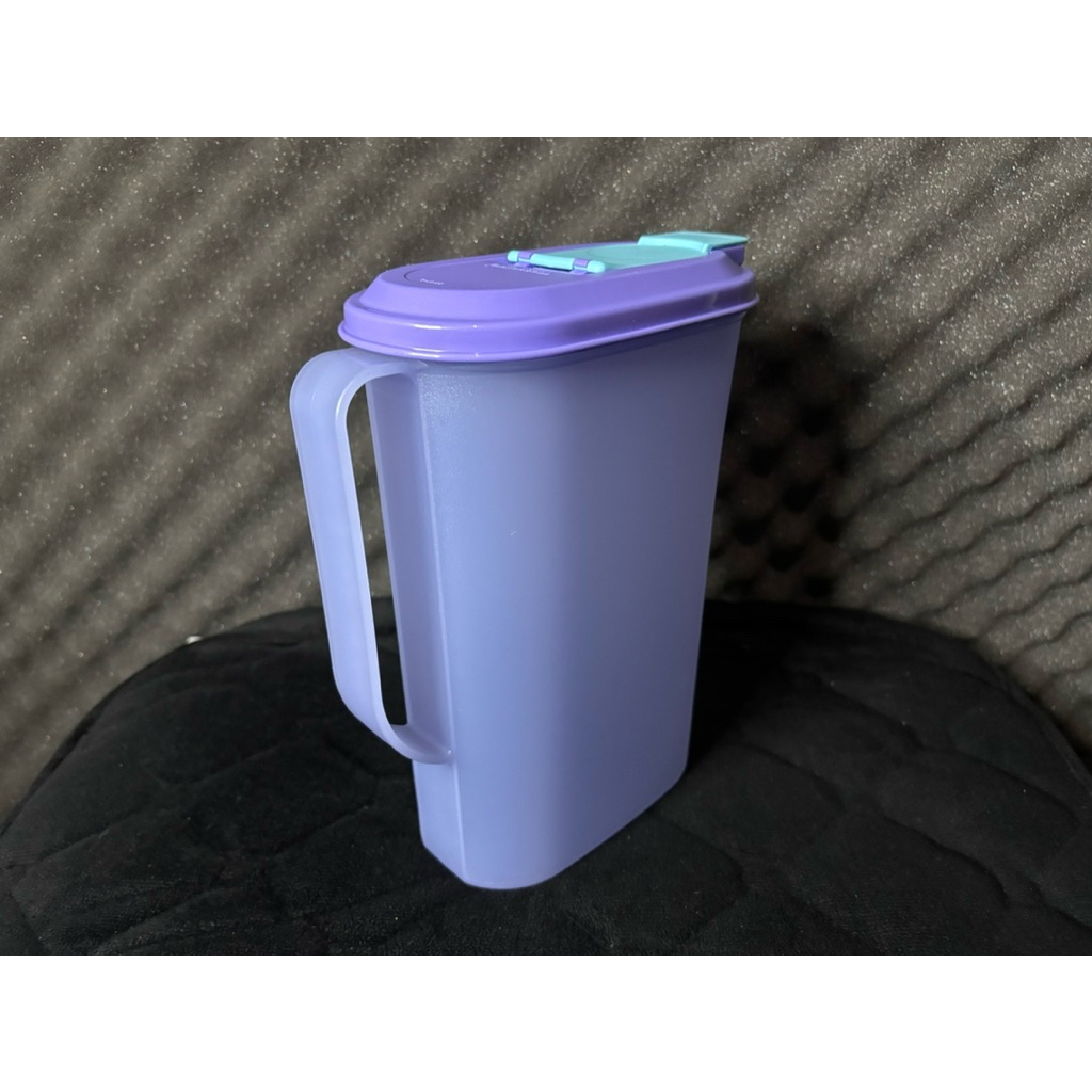 purple fridge jug 2 liter tupperware