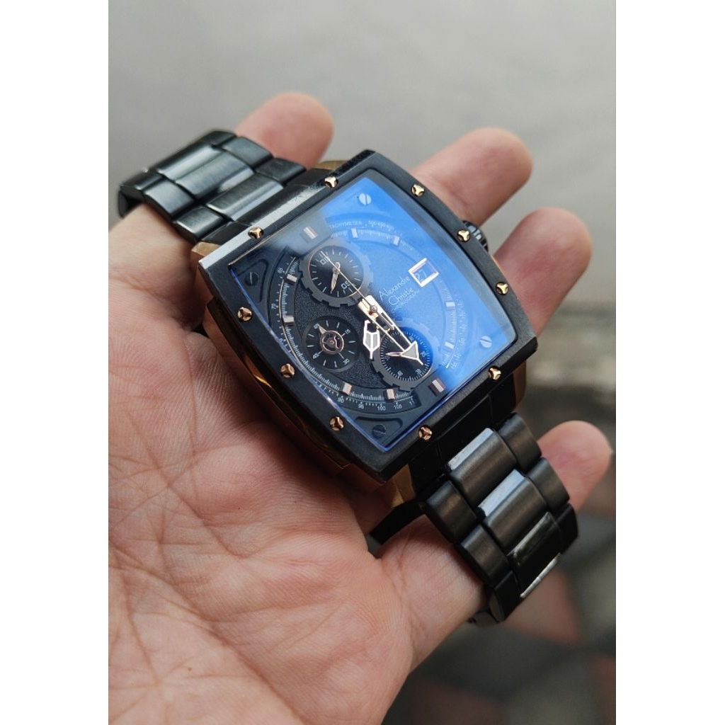 jam tangan original Alexandre Christie pria second bekas preloved