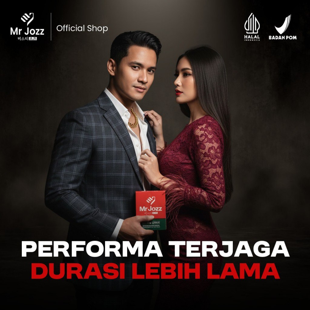 MR JOZZ Kopi Herbal Pria Dewasa Meningkatkan Stamina Ekstrak Biji Semangka, L-Arginin, Malt & Ginsen