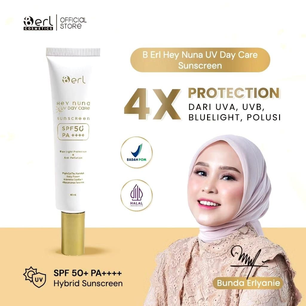 Berl Hay Nuna UV Sunscreen Spf 50++ Day Cream Tabir surya