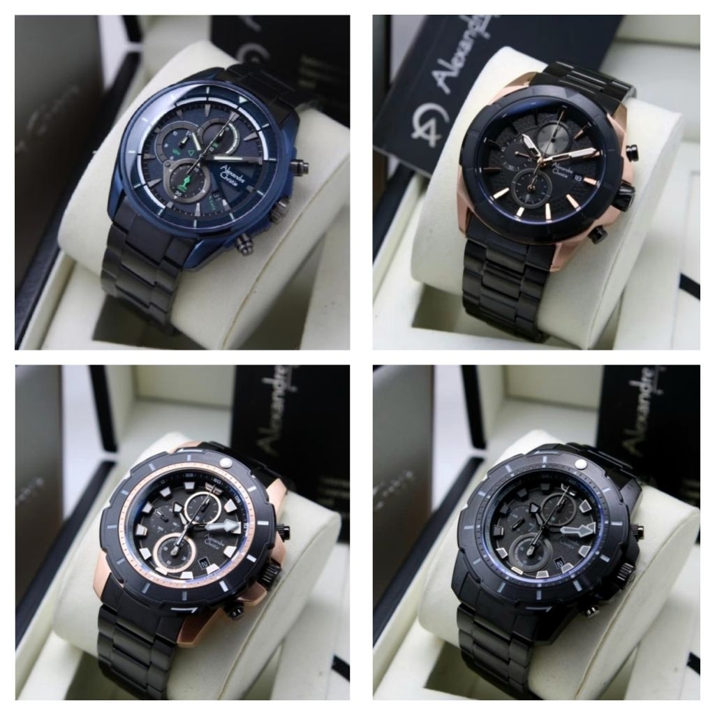 Alexandre Christie pria sport AC 6596 / AC 6662 / AC 6606  MC Original chronograph  garansi resmi
