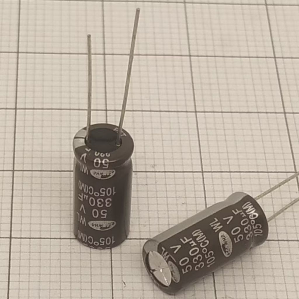 Elco 330uf 50v / Kapasitor Elco 330uf 50v / Elco 330-50V