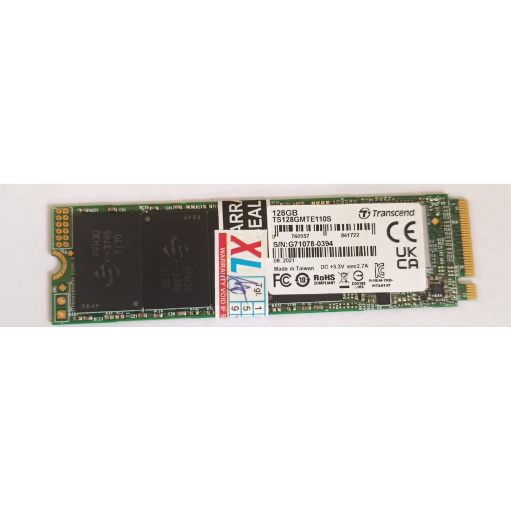 NVME 128gb Transcend