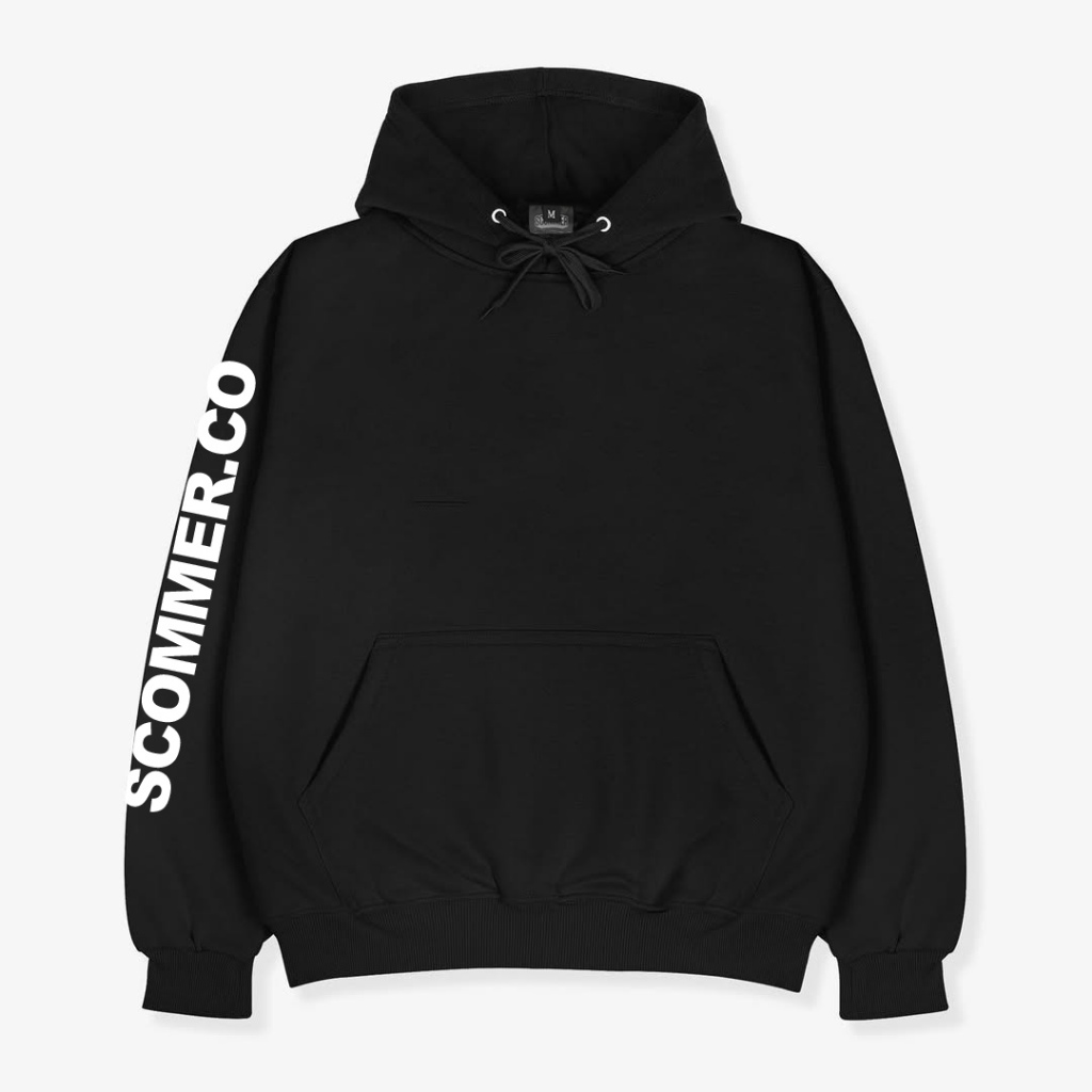 Scommer Hoodie Studio A Location Black - Gramasi 300