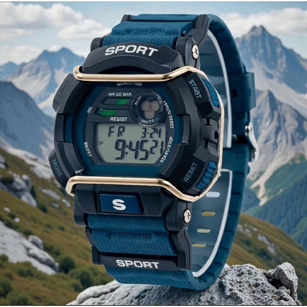 TERBARU  JAM TANGAN DIGITAL ANAK & DEWASA SPORT FULLSET TERBARU / JAM TANGAN PRIA & WANITA KOREAN ST