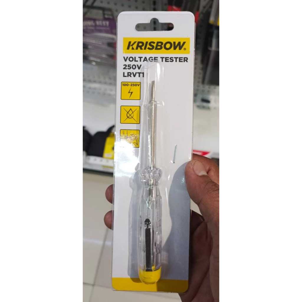KRISBOW OBENG TESPEN LISTRIK VOLTAGE TESTER 100-250V (LRVT1)