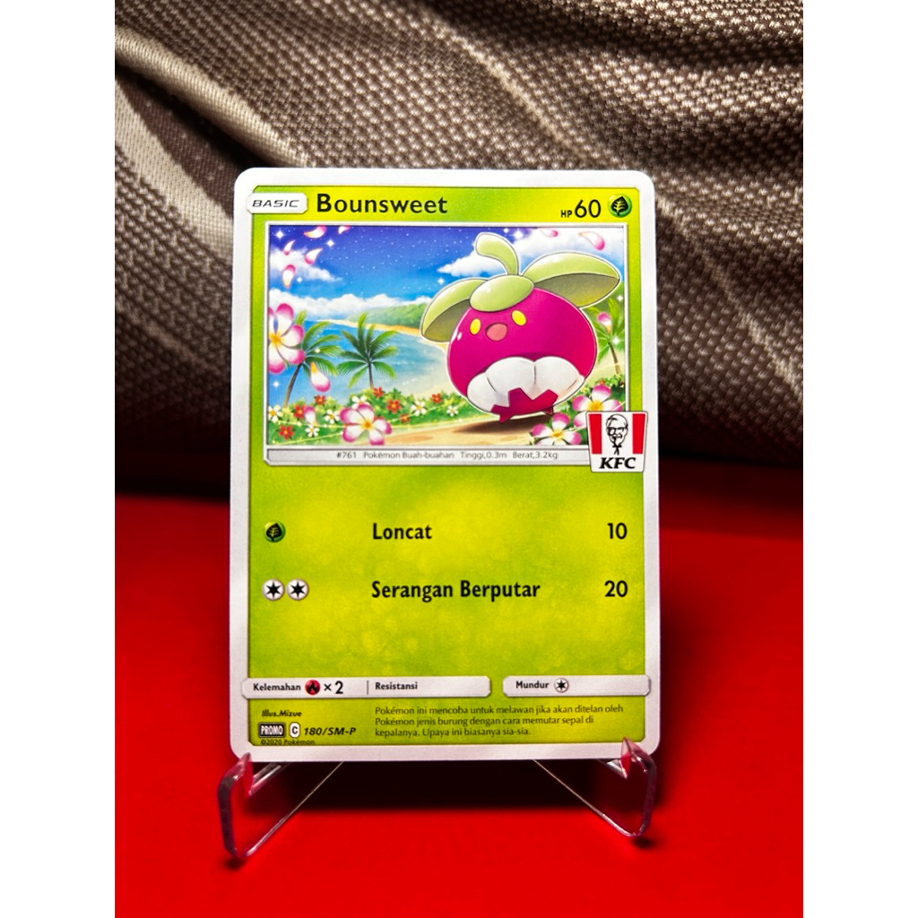 Kartu Pokemon TCG Indonesia - Bounsweet Promo KFC