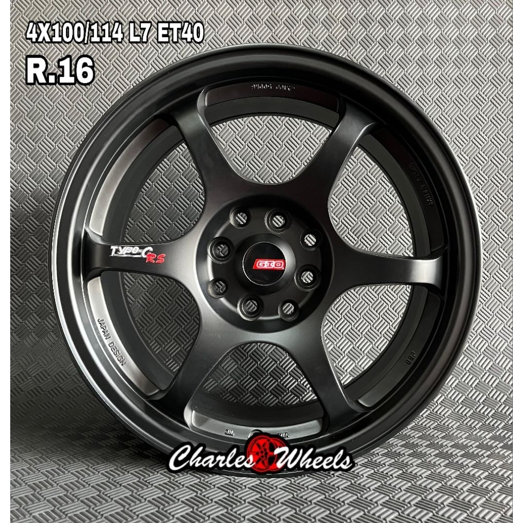 VELG SSR TYPE C GIO RING 16 MATTE BLACK