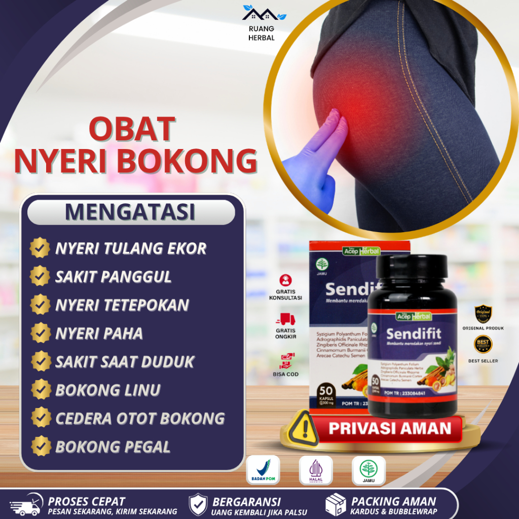 Obat Herbak Nyeri Bokong, Nyeri Tulang Ekor, Sakit Panggul, Nyeri Tetepokan, Nyeri Paha, Sakit Saat 