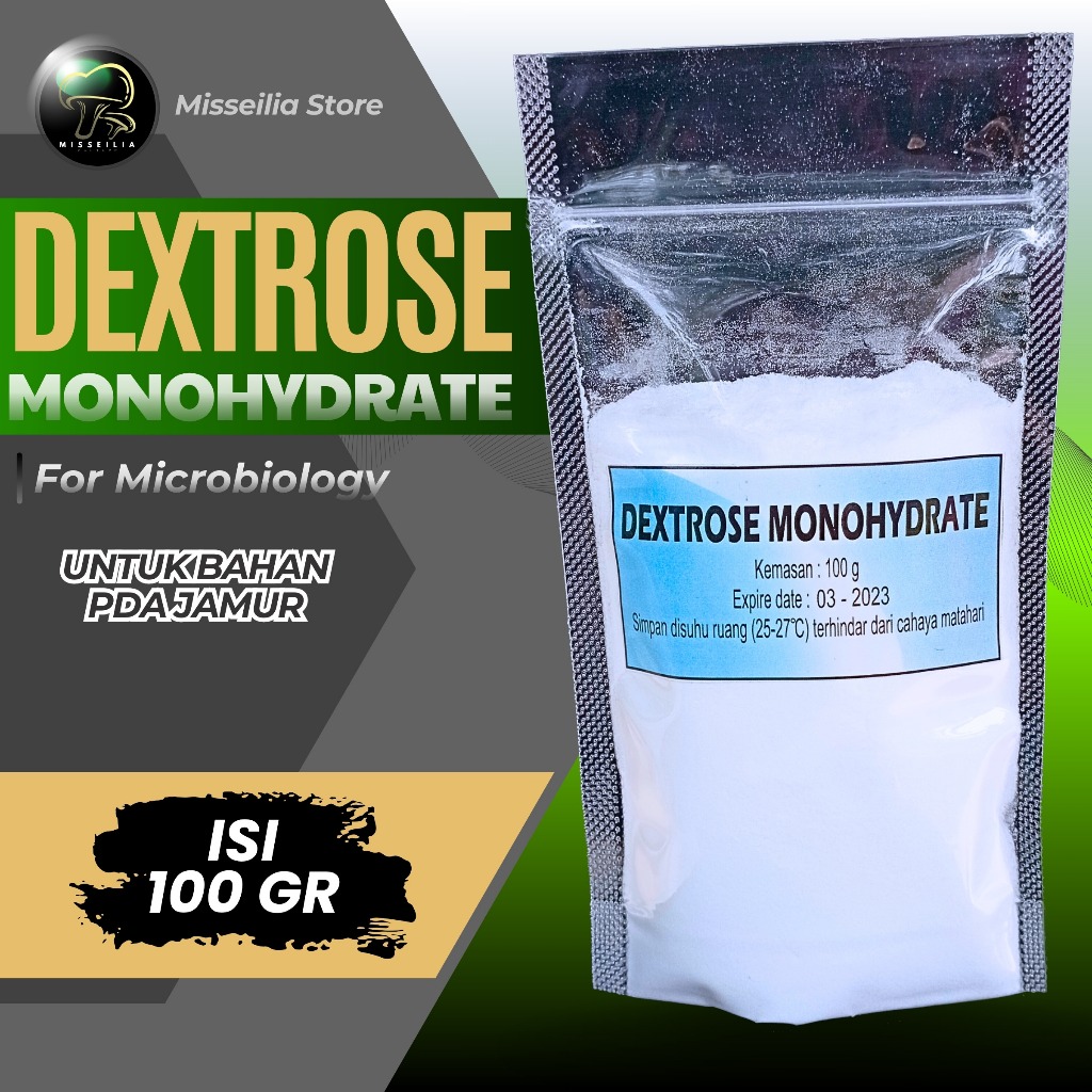 Dextrose Monohydrate Glukosa Gula Halus Bahan Baku Farmasi Nutrisi Tinggi Untuk PDA Bibit Jamur F0 1