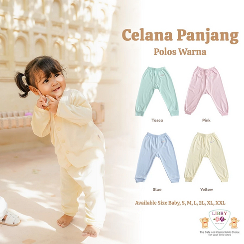 Libby Celana Panjang Warna/Celana Panjang Bayi