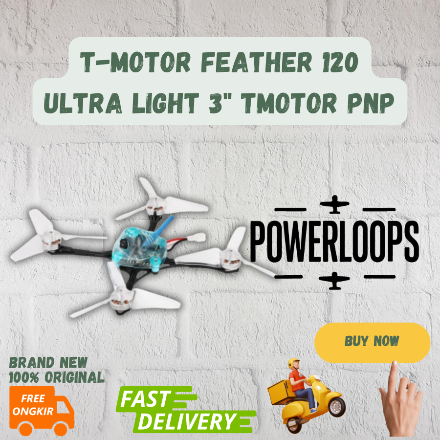 T-Motor Feather 120 1S F411 AIO Ultra Light 3" Tmotor PNP FPV Drone