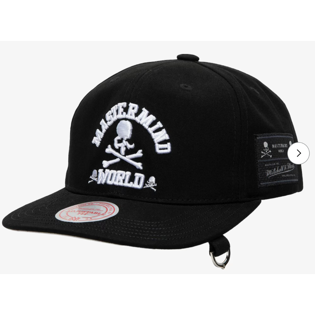 PO Mitchell and Ness x Mastermind Deadstock Strapback Cap - Bisa Request Produk di Luar Display dari