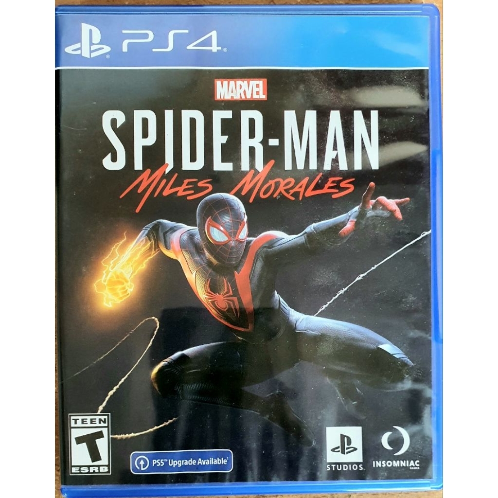 Kaset BD PS4 Spiderman Miles Morales.