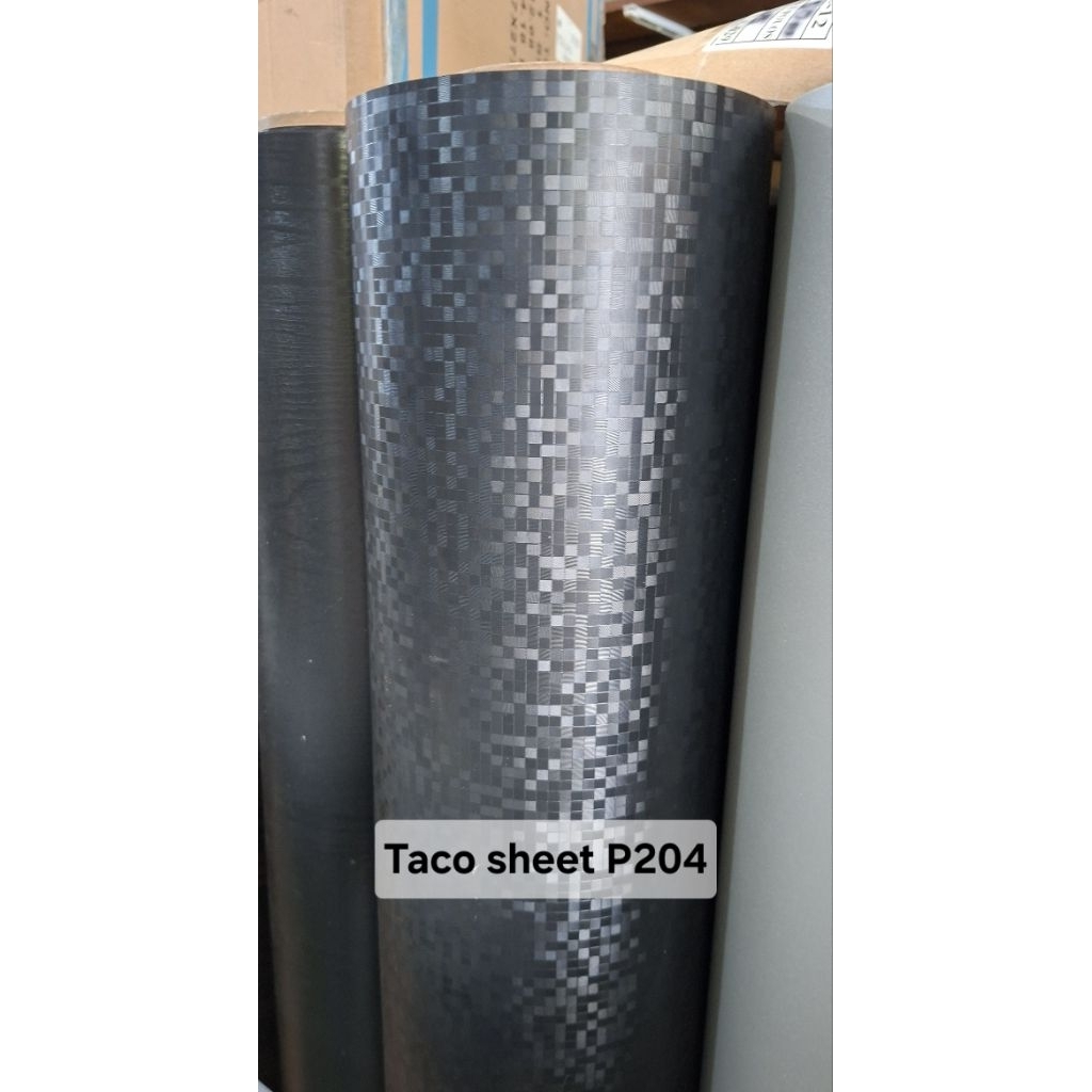 Taco sheet P204 / pvc sheet Taco motif